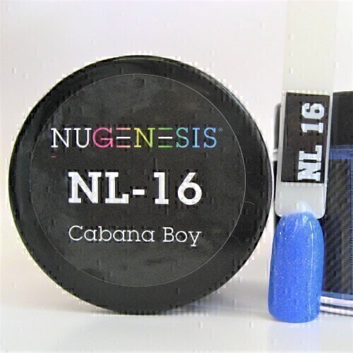 Nugenesis Dipping Powder Nail System Color NL-16 - Cabana Boy - 43g