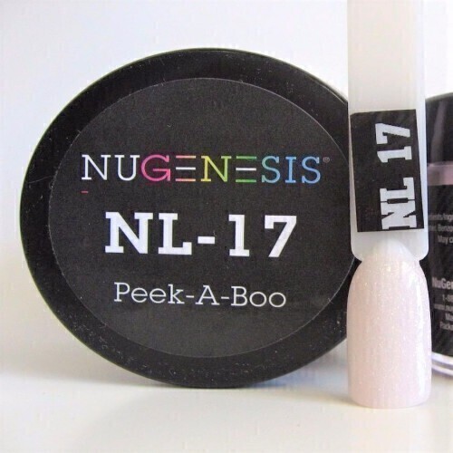 Nugenesis Dipping Powder Nail System Color NL-17 - Peek A Boo - 43g