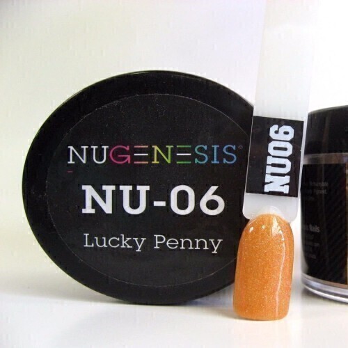 Nugenesis Dipping Powder Nail System Color NU-006 - Lucky Penny - 43g