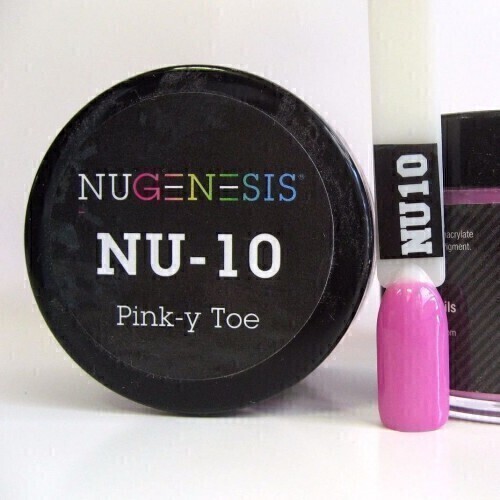 Nugenesis Dipping Powder Nail System Color NU-010 - Pink-y Toe - 43g