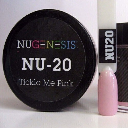 Nugenesis Dipping Powder Nail System Color NU-020 - Tickle Me Pink - 43g