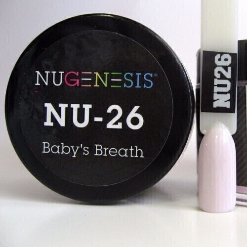Nugenesis Dipping Powder Nail System Color NU-026 - Baby's Breath - 43g