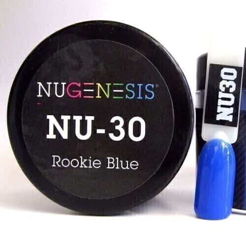 Nugenesis Dipping Powder Nail System Color NU-030 - Rookie Blue - 43g