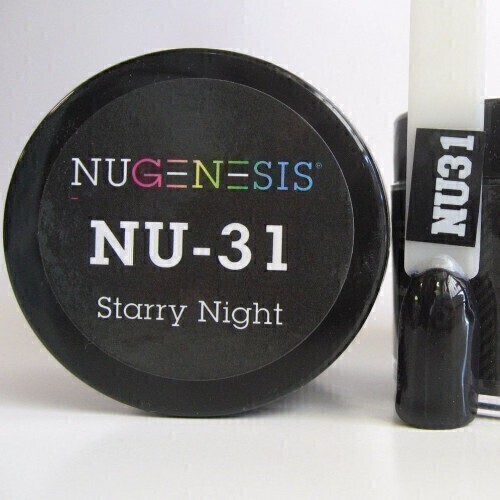 Nugenesis Dipping Powder Nail System Color NU-031 - Starry Night - 43g