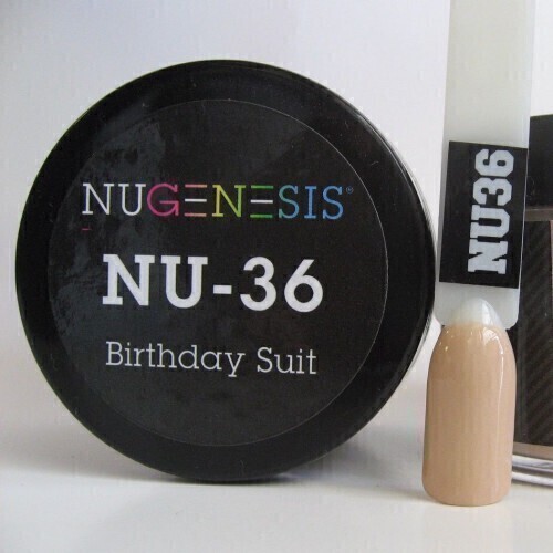 Nugenesis Dipping Powder Nail System Color NU-036 - Birthday Suit - 43g