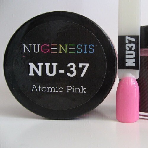 Nugenesis Dipping Powder Nail System Color NU-037 - Atomic Pink - 43g