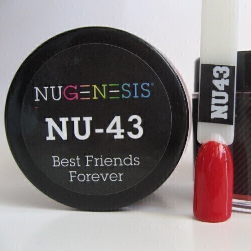 Nugenesis Dipping Powder Nail System Color NU-043 - Best Friends Forever - 43g