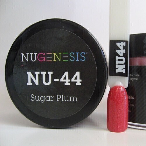 Nugenesis Dipping Powder Nail System Color NU-044 - Sugar Plum - 43g