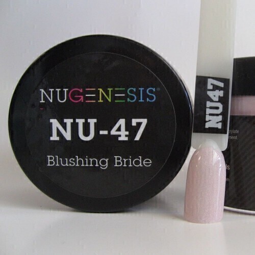 Nugenesis Dipping Powder Nail System Color NU-047 - Blushing Bride - 43g