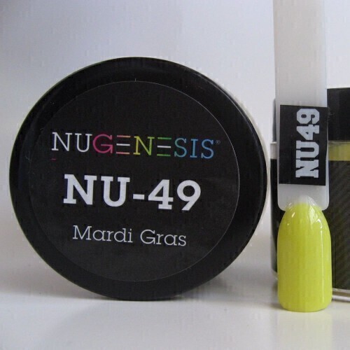 Nugenesis Dipping Powder Nail System Color NU-049 - Merdi Gras - 43g