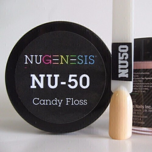 Nugenesis Dipping Powder Nail System Color NU-050 - Candy Floss - 43g