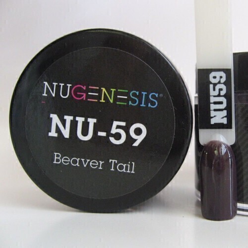 Nugenesis Dipping Powder Nail System Color NU-059 - Beaver Tail - 43g