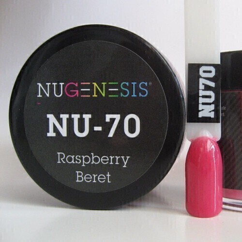 Nugenesis Dipping Powder Nail System Color NU-070 - Raspberry Berret - 43g