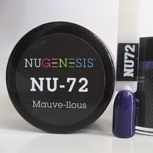 Nugenesis Dipping Powder Nail System Color NU-072 - Mauve-Ilous - 43g