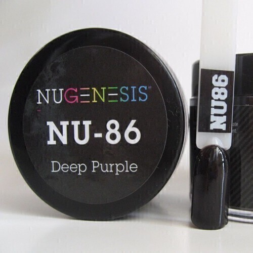 Nugenesis Dipping Powder Nail System Color NU-086 - Deep Purple - 43g