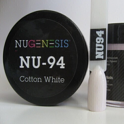 Nugenesis Dipping Powder Nail System Color NU-094 - Cotton White - 43g