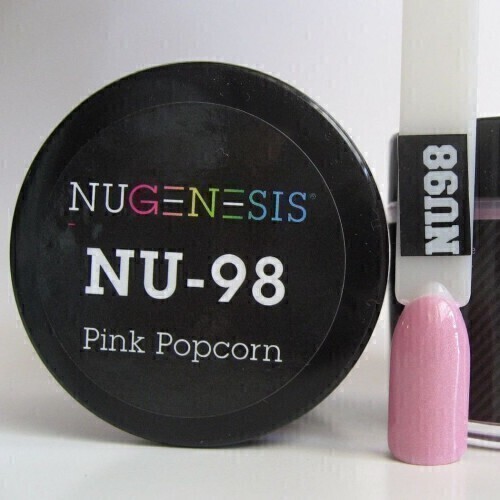 Nugenesis Dipping Powder Nail System Color NU-098 - Pink Popcorn - 43g
