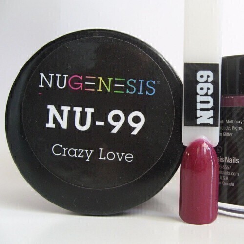 Nugenesis Dipping Powder Nail System Color NU-099 - Crazy Love - 43g