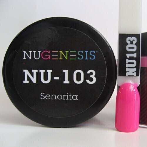 Nugenesis Dipping Powder Nail System Color NU-103 - Senorita - 43g
