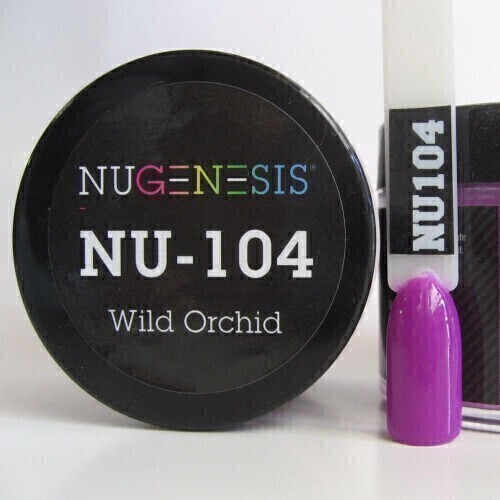 Nugenesis Dipping Powder Nail System Color NU-104 - Wild Orchid - 43g