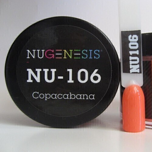 Nugenesis Dipping Powder Nail System Color NU-106 - Copacabana - 43g