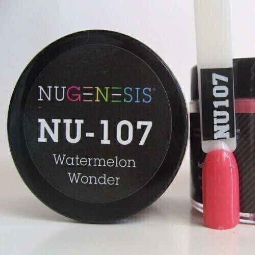 Nugenesis Dipping Powder Nail System Color NU-107 - Watermelon Wonder - 43g