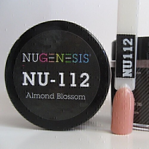 Nugenesis Dipping Powder Nail System Color NU-112 - Almond Blossom - 43g