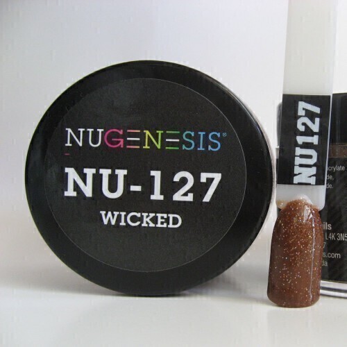 Nugenesis Dipping Powder Nail System Color NU-127 - Wicked - 43g