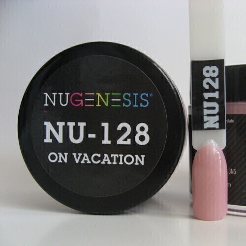 Nugenesis Dipping Powder Nail System Color NU-128 - On Vacation - 43g