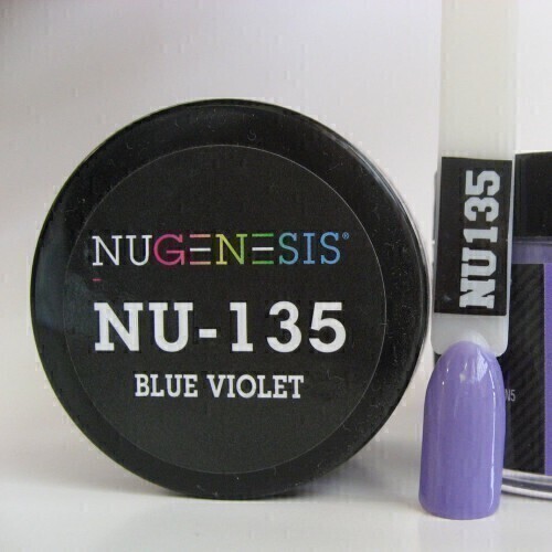 Nugenesis Dipping Powder Nail System Color NU-135 - Blue Violet - 43g