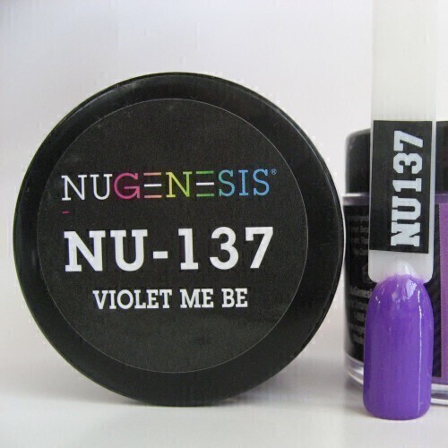 Nugenesis Dipping Powder Nail System Color NU-137 - Violet Me Be - 43g