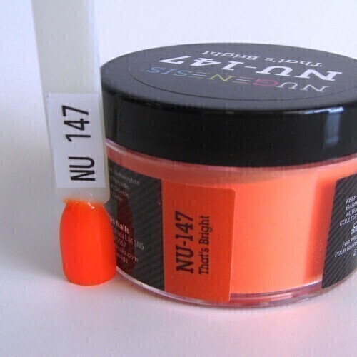Nugenesis Dipping Powder Nail System Color NU-147 - That's Bright - 43g