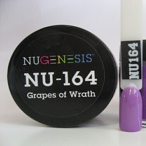 Nugenesis Dipping Powder Nail System Color NU-164 - Grapes of Wrath - 43g