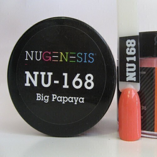 Nugenesis Dipping Powder Nail System Color NU-168 - Big Papaya - 43g