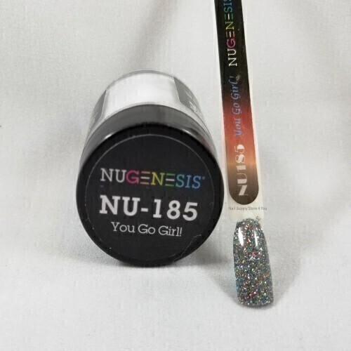 Nugenesis Dipping Powder Nail System Color NU-185 - You Go Girl! - 43g