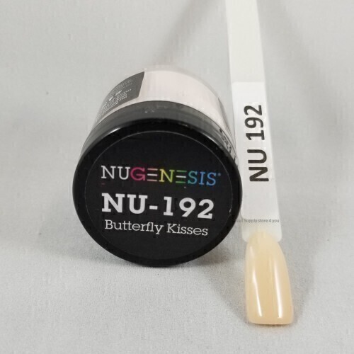 Nugenesis Dipping Powder Nail System Color NU-192 - Butterfly Kisses - 43g