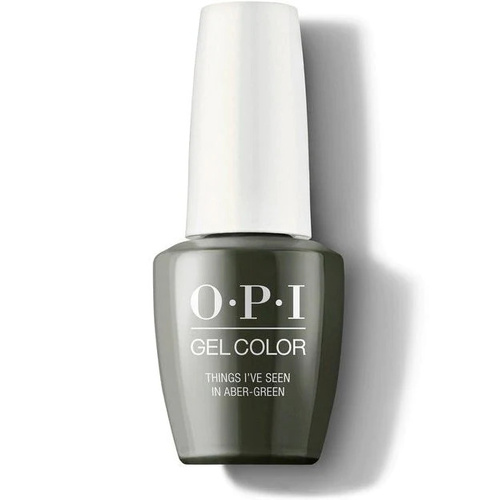 OPI Gel Polish - GC U15 Things I've Seen In Aber-Green 15ml - Discontinued