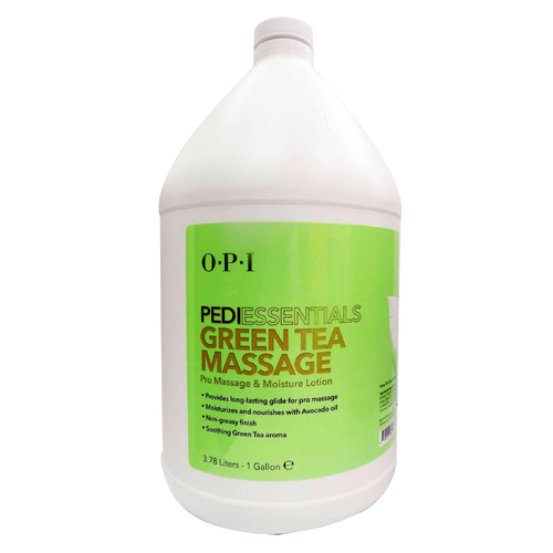 OPI PEDIESSENTIALS Massage Skin Smooth Glowing Moisture Lotion Green Tea 1 Gal