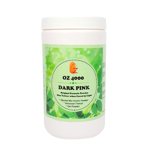 OZ 4000 Special Mix Acrylic Powder - Dark Pink 1.5 lbs (680g)