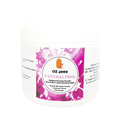 OZ 4000 Special Mix Acrylic Powder - Natural Pink 3oz (85g)