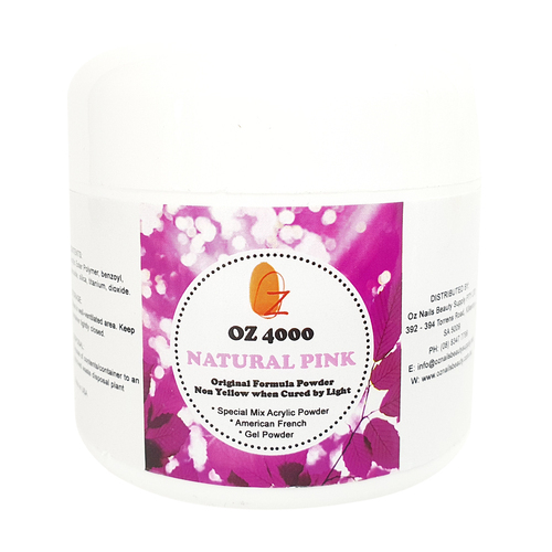 OZ 4000 Special Mix Acrylic Powder - Natural Pink 4oz (113g)