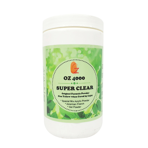 OZ 4000 Special Mix Acrylic Powder - Super Clear 1.5 lbs (680g)