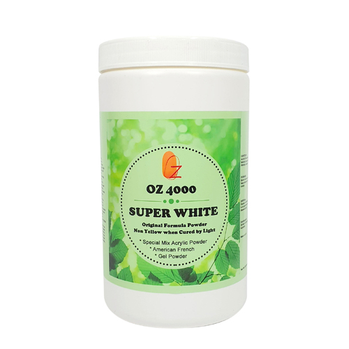 OZ 4000 Special Mix Acrylic Powder - Super White 1.5 lbs (680g)