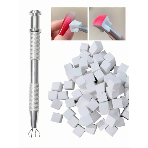Professional Nail Art Ombre Sponge Set Gradient Manicure Tool with Handle
