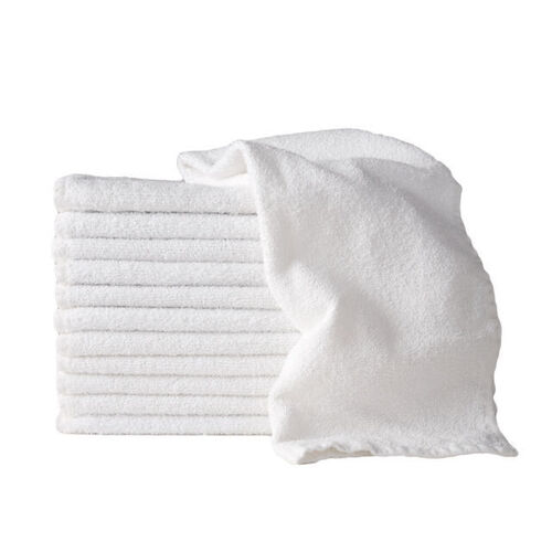 Partex Majestic Cotton White Towels Large 12pcs