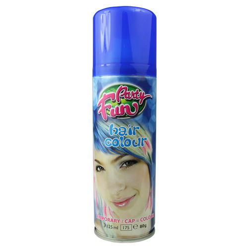 Party Fun Hair Temporary Instant Color Spray - Blue *NEW Color*