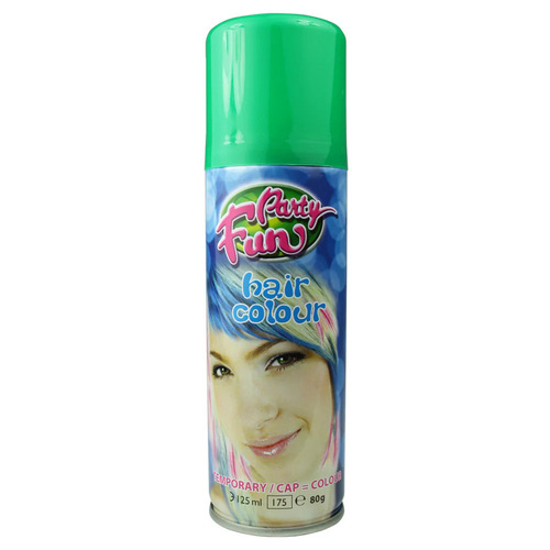 Party Fun Hair Temporary Instant Color Spray - Green *NEW Color*