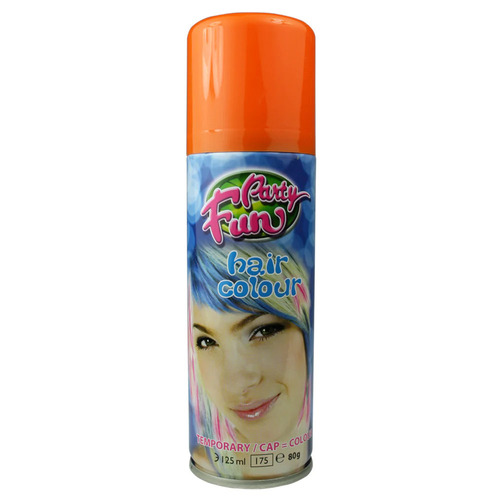 Party Fun Hair Temporary Instant Color Spray - Orange *NEW Color*