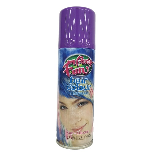 Party Fun Hair Temporary Instant Color Spray - Purple