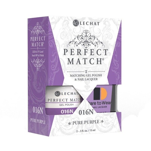 Lechat Perfect Match Duo Gel - PMS016N Pure Purple 15ml